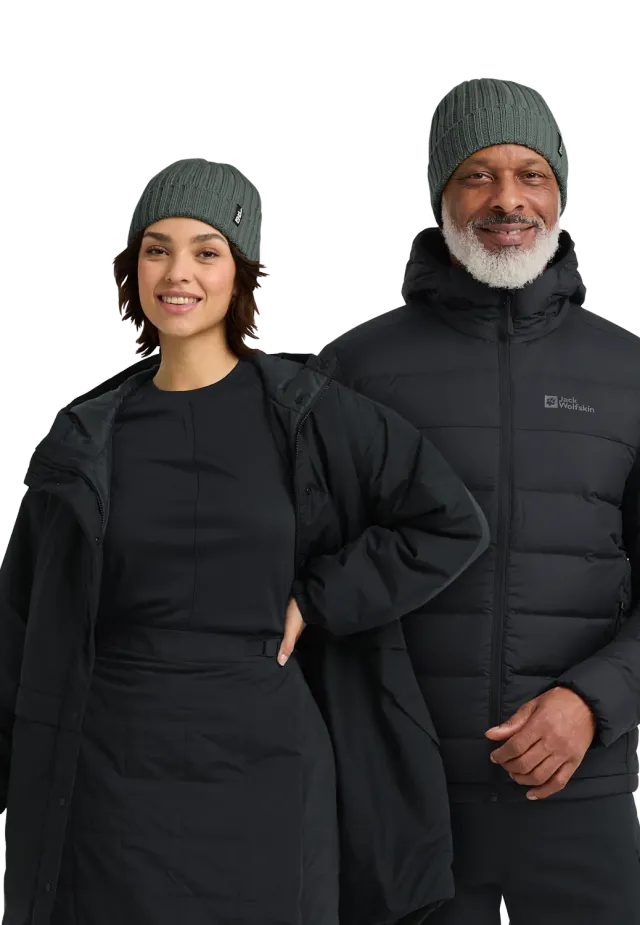 Jack Wolfskin Rib Knit bonnet chaud doublure polaire