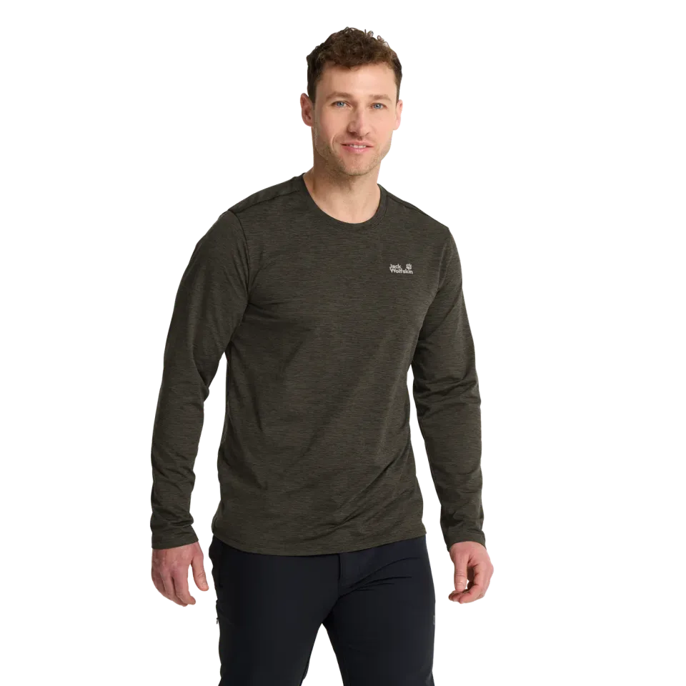 Jack Wolfskin Trail LS M t-shirt manches longues homme