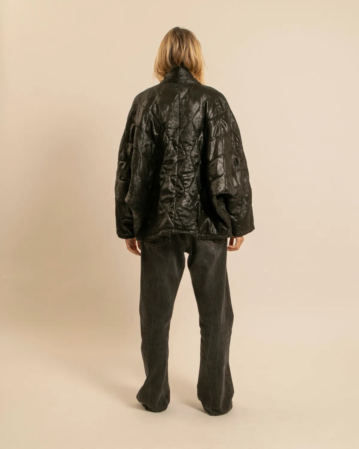 AOKYANOS Chicago irisé kimono noir taille unique