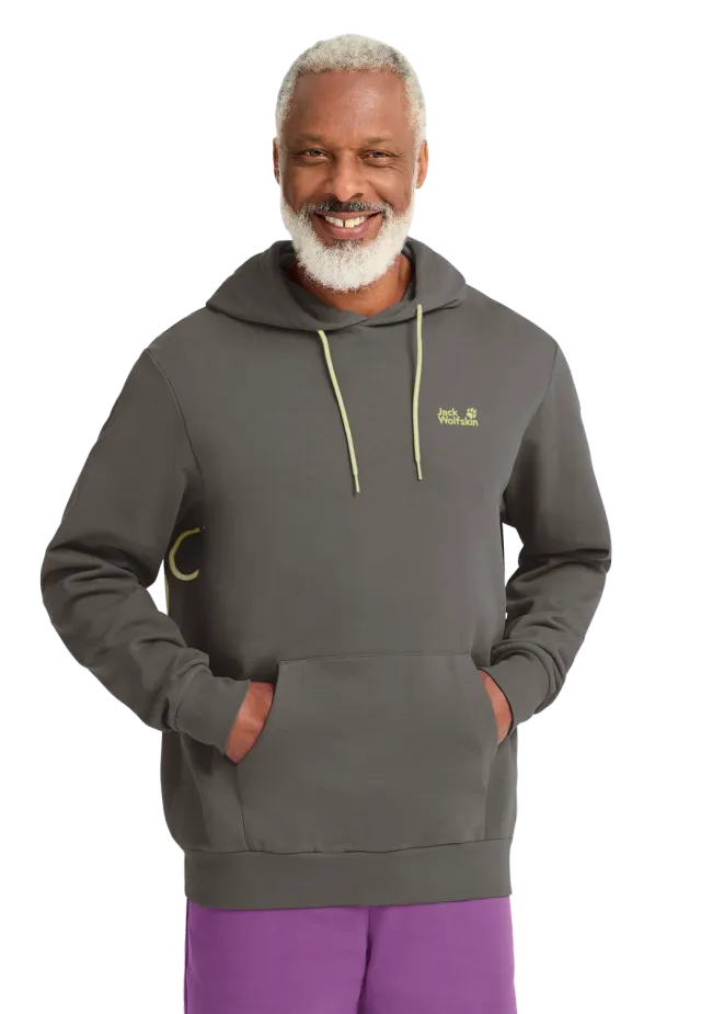 Jack Wolfskin Celebrate the Paw Hoody M sweat capuche homme coton