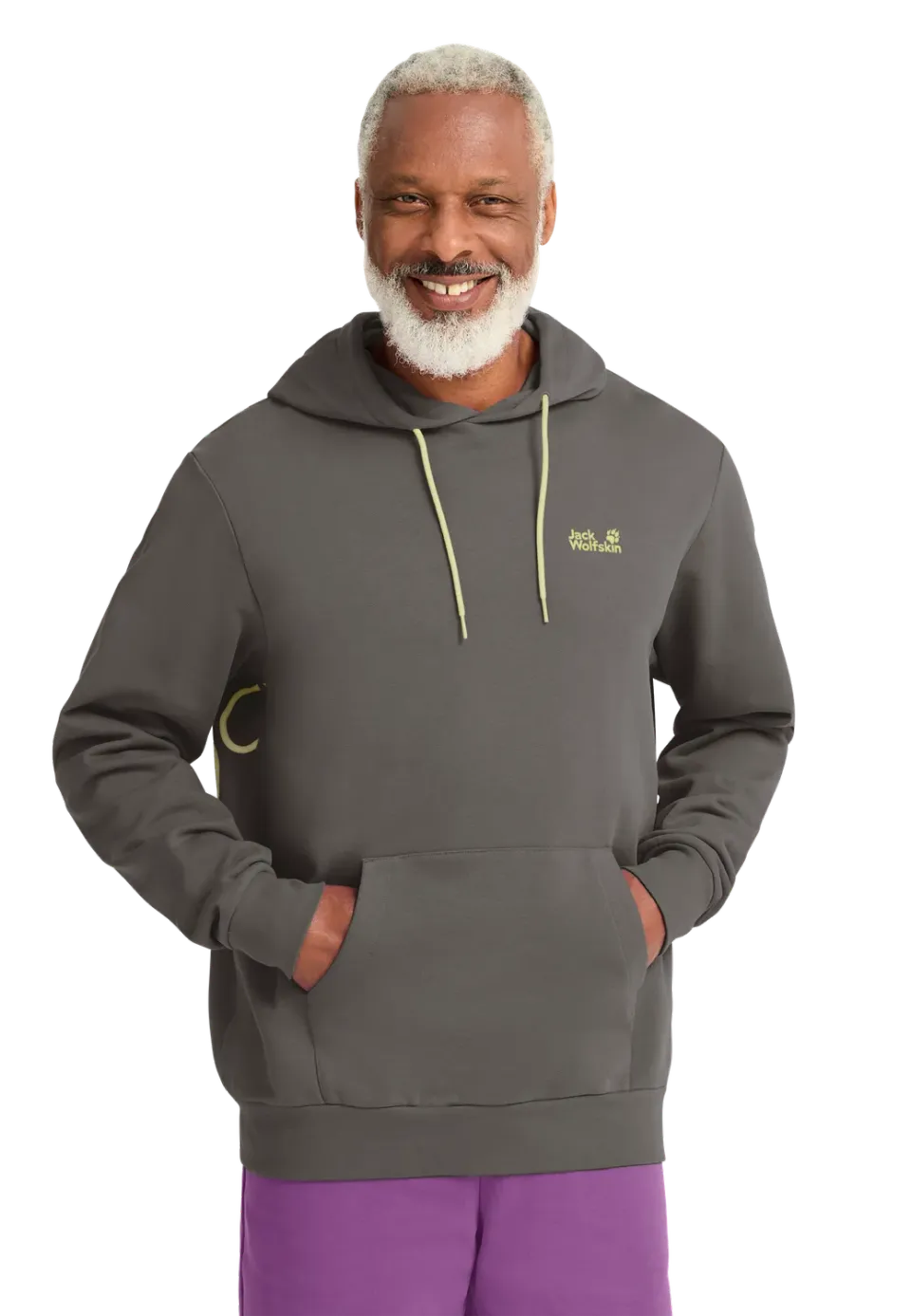 Jack Wolfskin Celebrate the Paw Hoody M sweat capuche homme coton