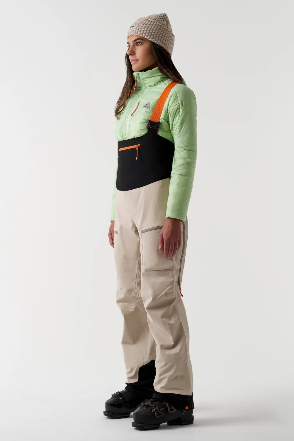 Orage MTN-X Cliff 3L salopette ski femme bouleau grand froid