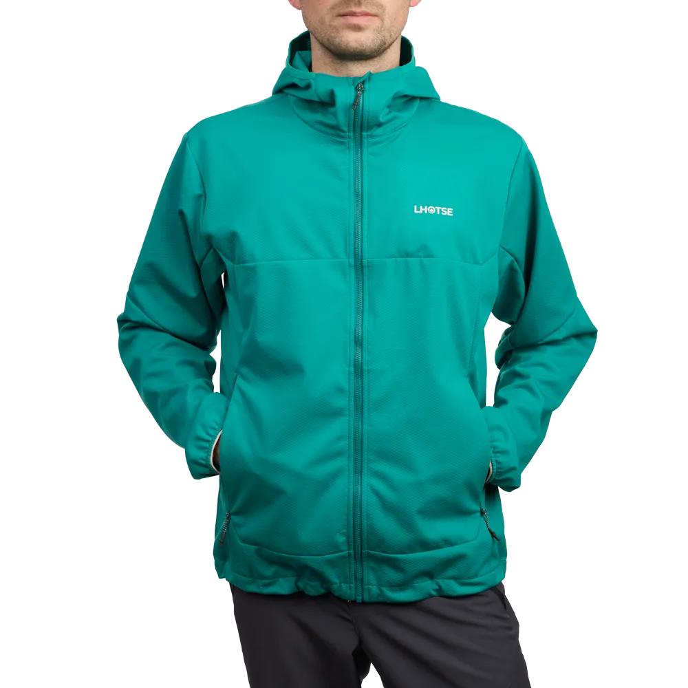 Lhotse Teiki Atlantis veste softshell bleue coupe-vent