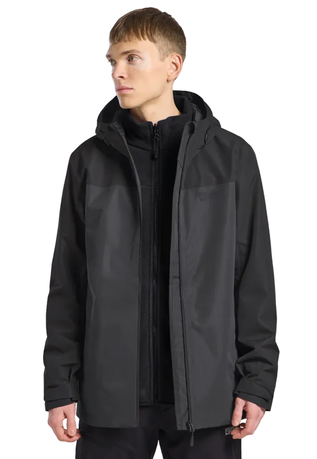 JACK WOLFSKIN Taubenberg 3in1 veste homme imperméable