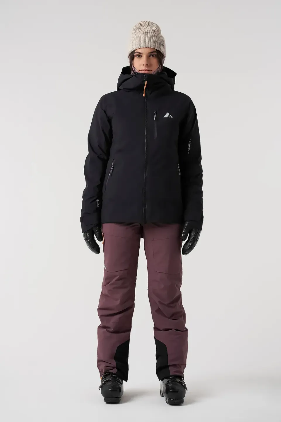 Orage Nina Hybrid veste ski noire resort