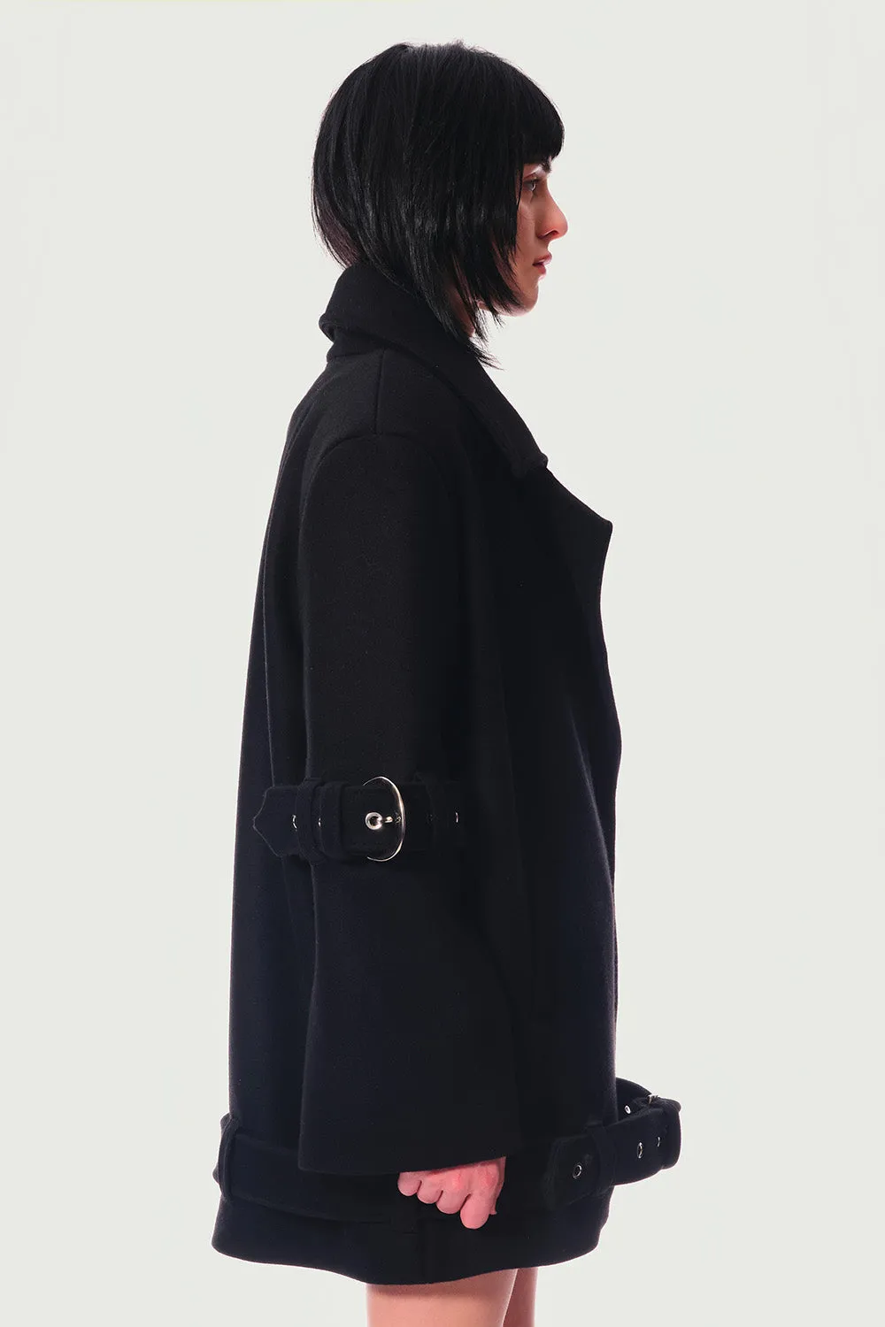Jeanne Friot Awake Caban manteau oversize L