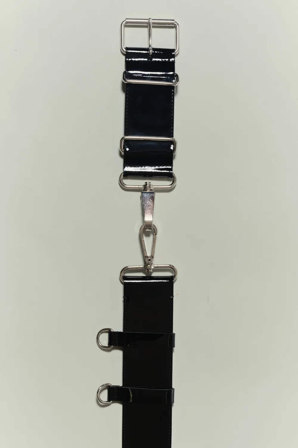 Jeanne Friot Thick Belt ceinture cuir noir 50mm