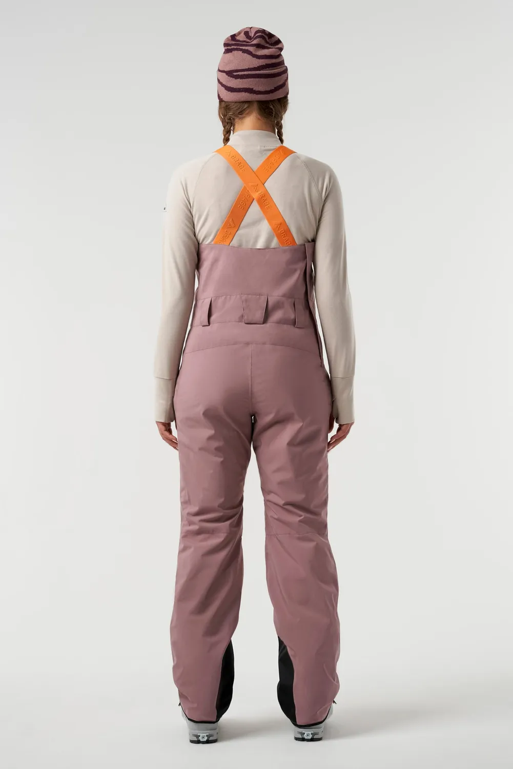 Orage Ridge salopette ski femme Light Plum isolée