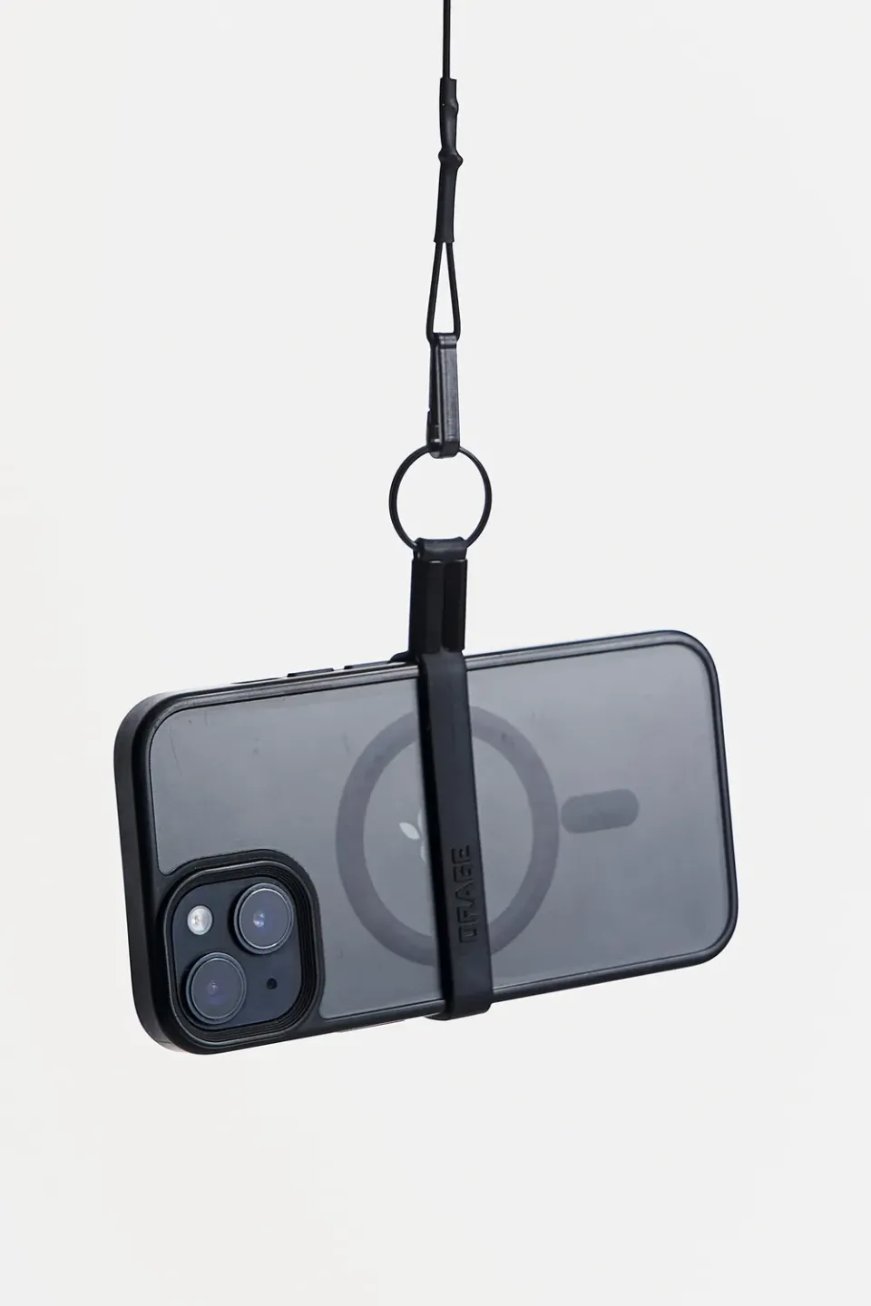 Orage Spare Phone Leash dragonne téléphone noir