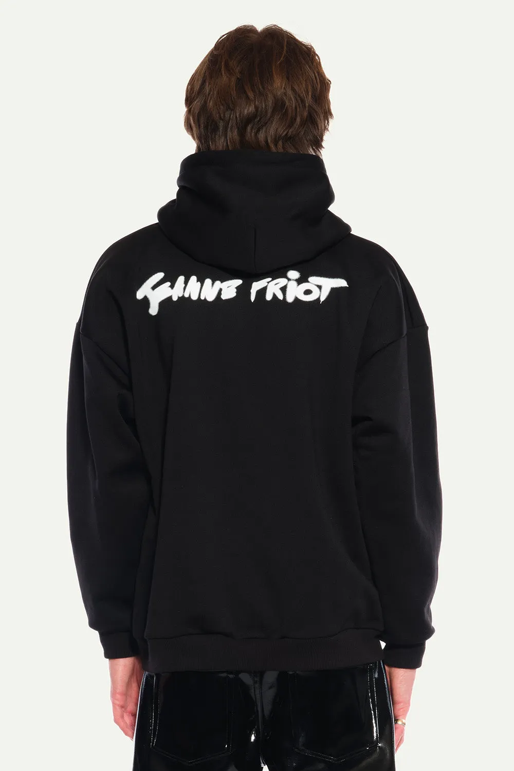 Jeanne Friot Punk hoodie rouge slogan M