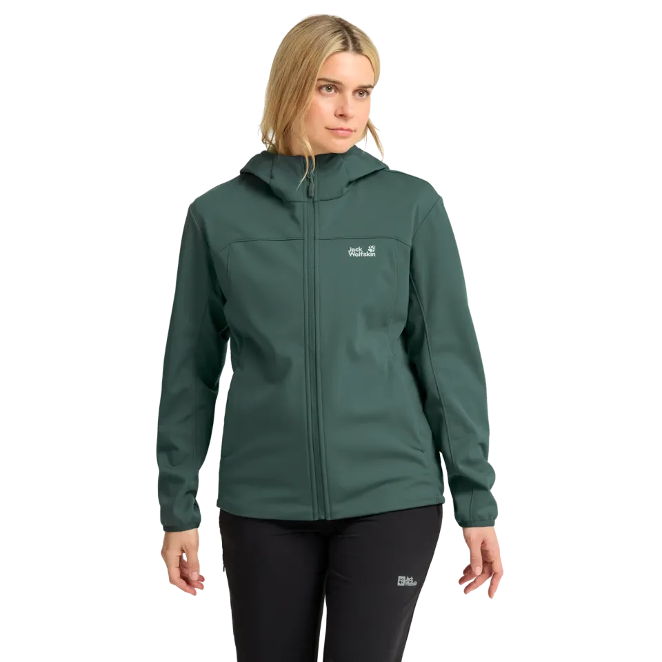 Jack Wolfskin Windhain 2 Hoody W veste coupe-vent femme déperlante