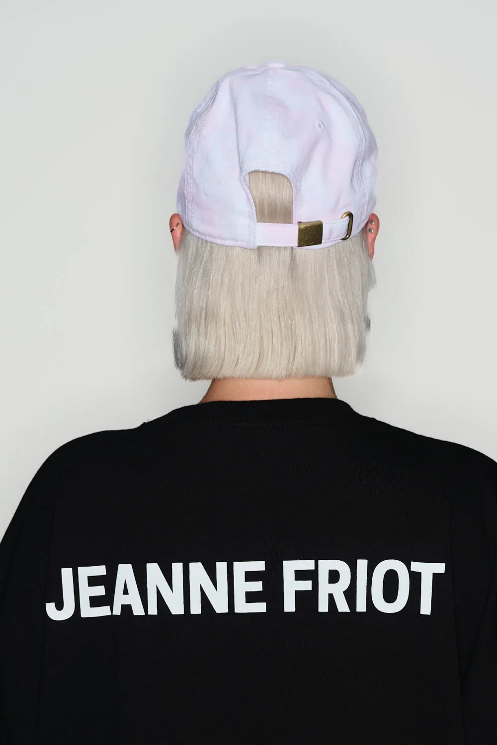 Jeanne Friot Resistance casquette tie-dye rose taille unique