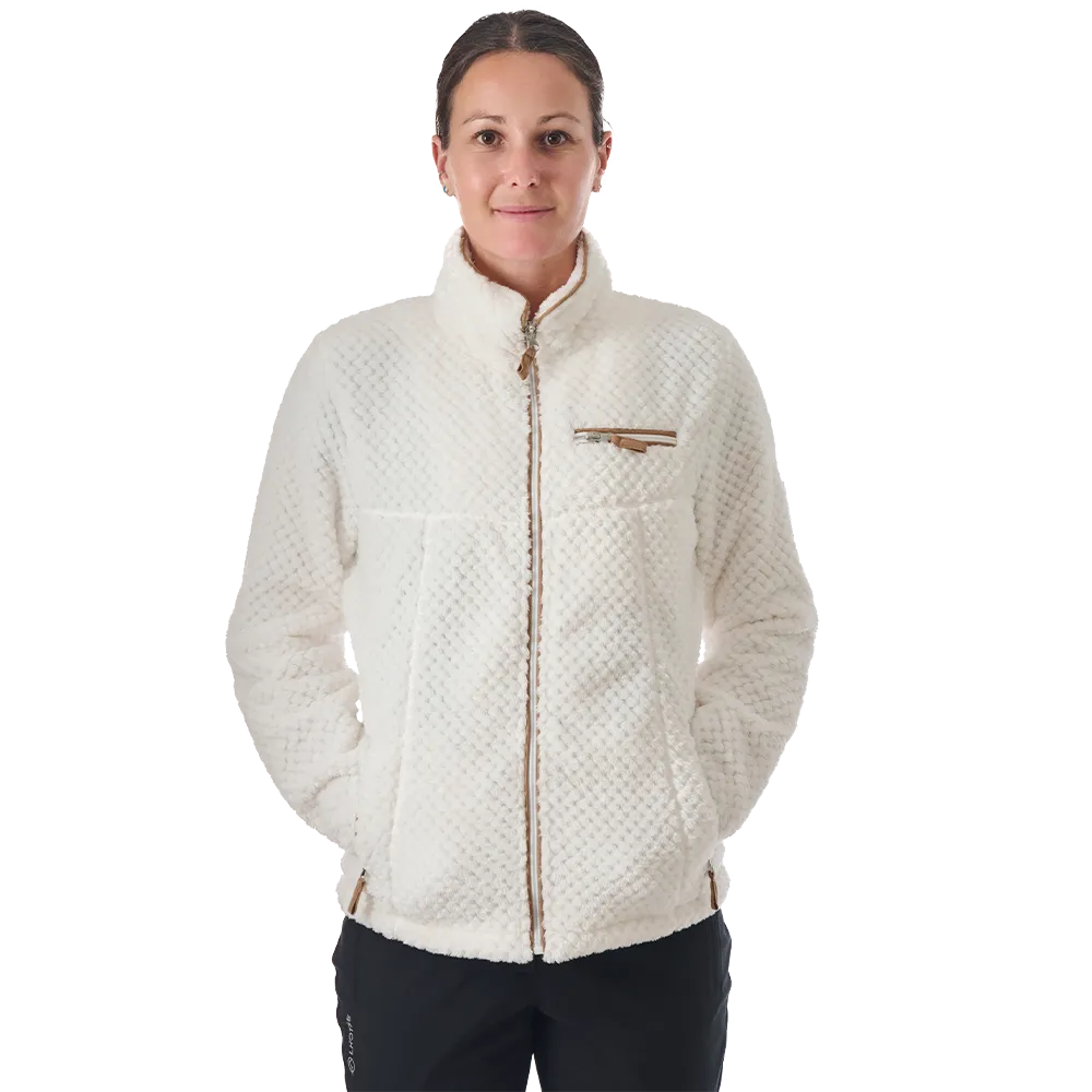 LHOTSE Yolana polaire white 3 poches zippées