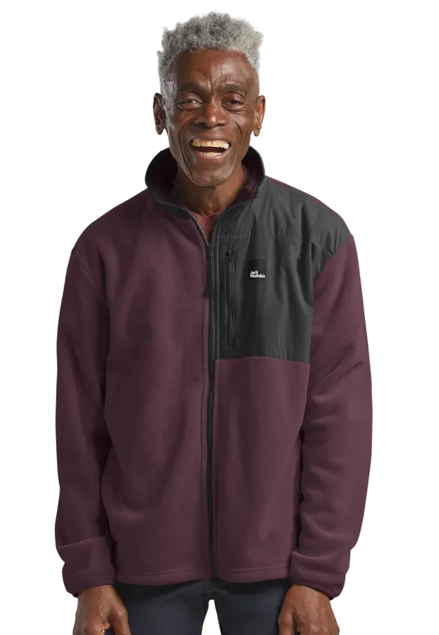 Jack Wolfskin Sumetro FZ M veste polaire homme col montant