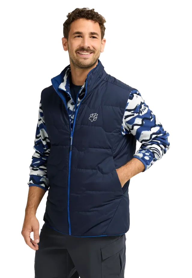 Jack Wolfskin Trail Light Ins 2in1 Vest M gilet homme réversible