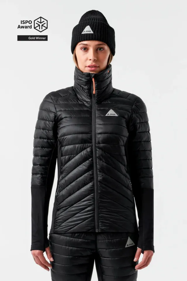 Orage Phoenix Hybrid veste femme noire midlayer