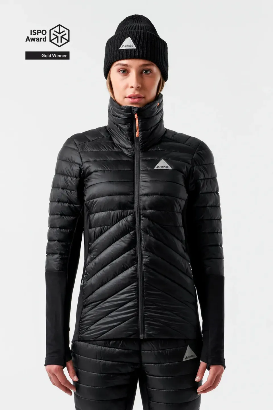 Orage Phoenix Hybrid veste femme noire midlayer