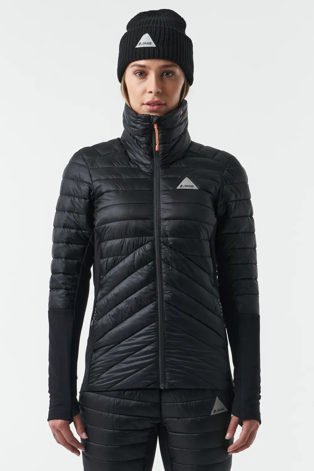 Orage Phoenix Hybrid veste femme noire midlayer