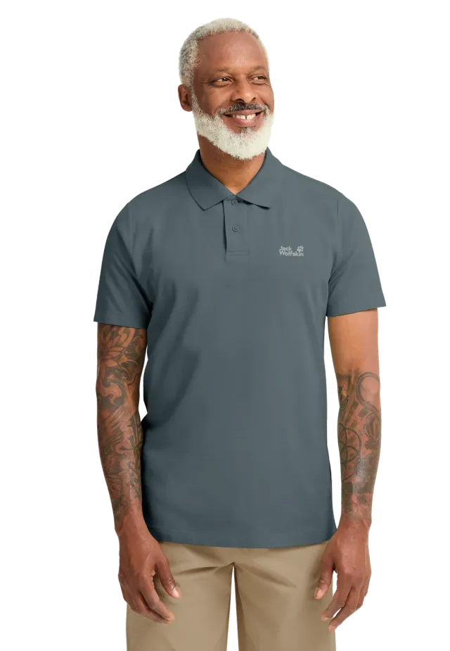 Jack Wolfskin Essential Polo M polo homme coton