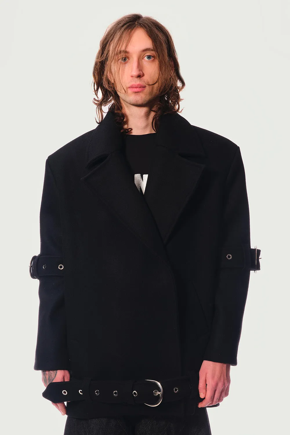Jeanne Friot Awake Caban manteau oversize L
