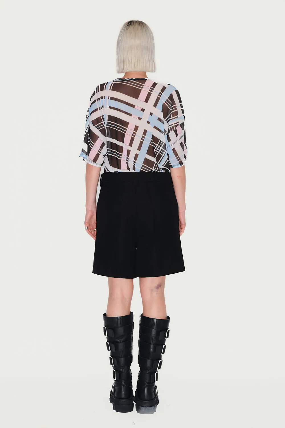 JEANNE FRIOT Hego Bermuda bermuda tailleur noir laine