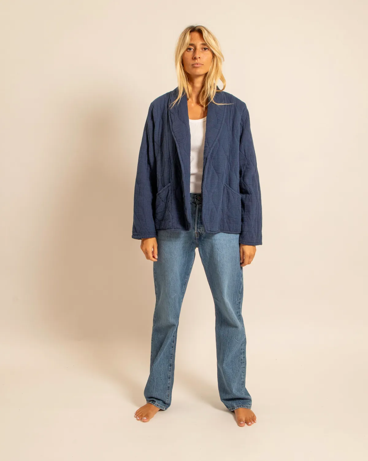 Aokyanos Cuba Nuit kimono coton matelassé