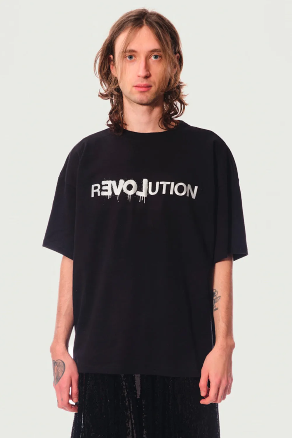 Jeanne Friot Revolution tee-shirt noir slogan recyclé