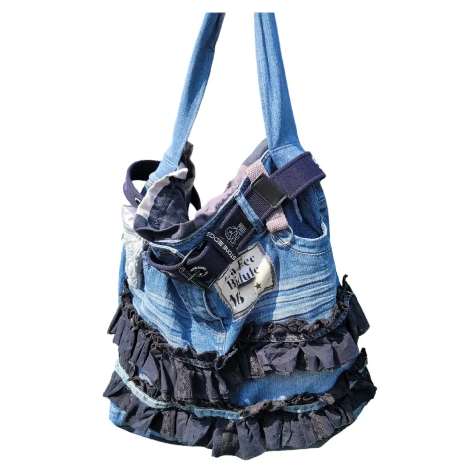 La Fée Bidule Ceinture sac jean accroche-clés