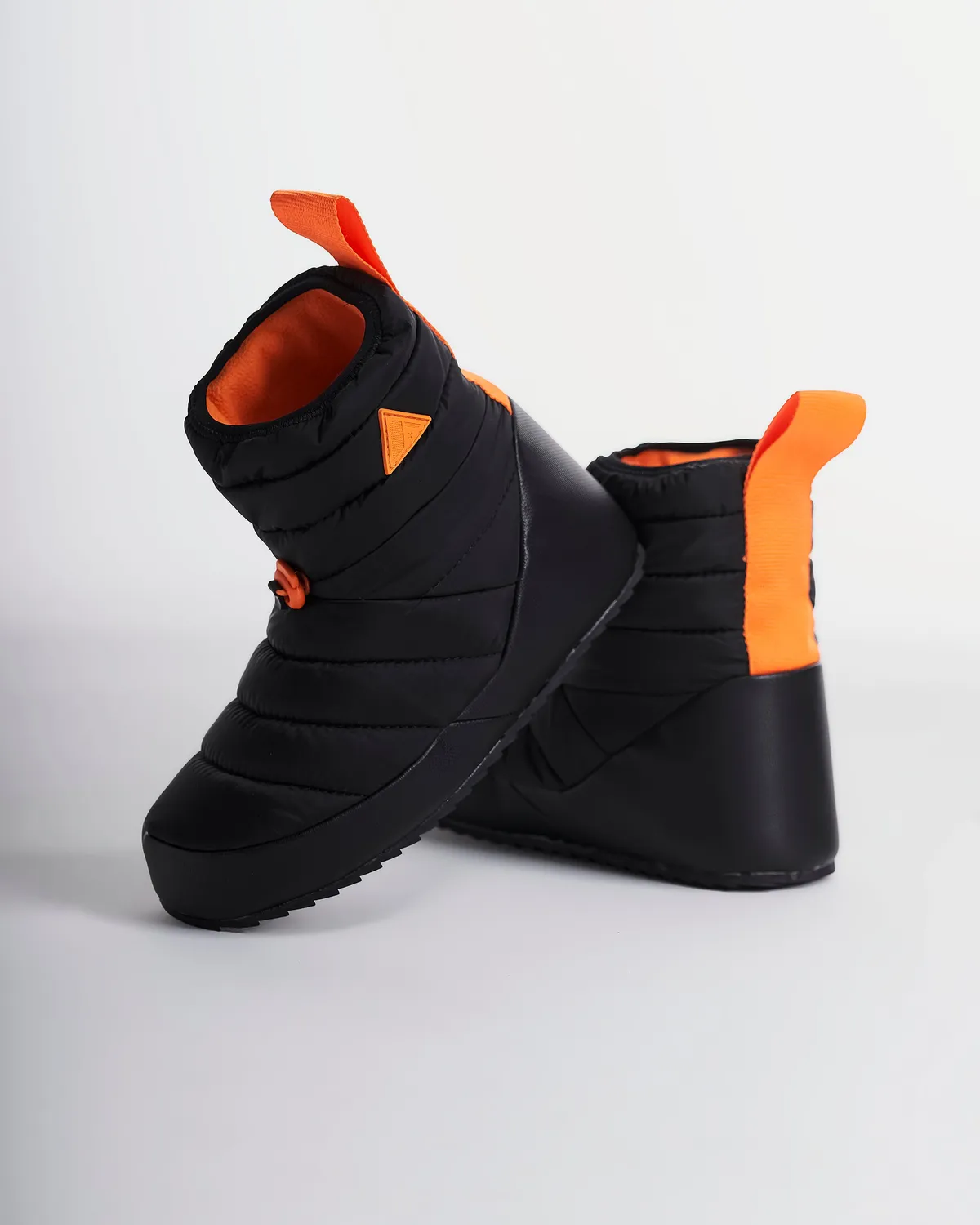 Orage Yeti chaussons noirs chauds unisexe