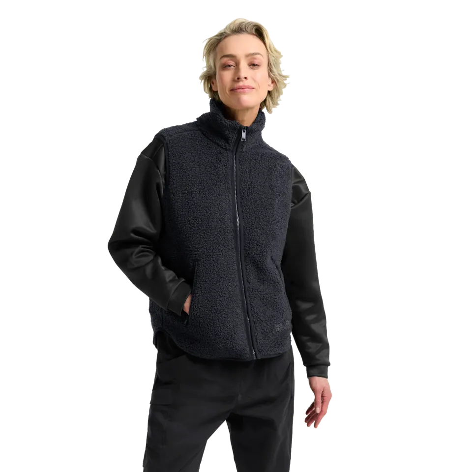 Jack Wolfskin High Curl Vest W gilet polaire femme sherpa