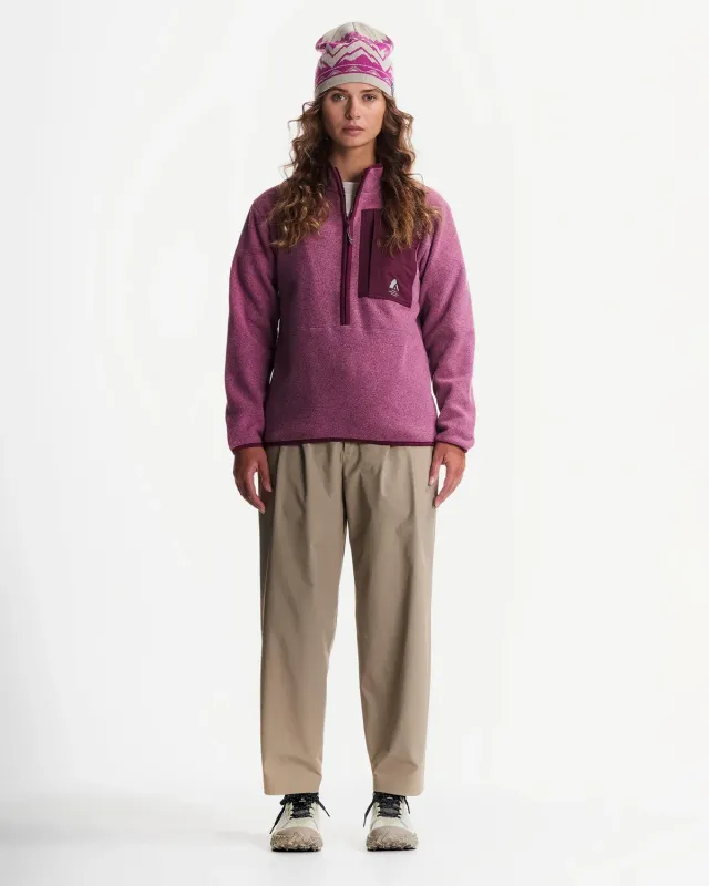 Orage Hunter polaire demi-zip femme Bud