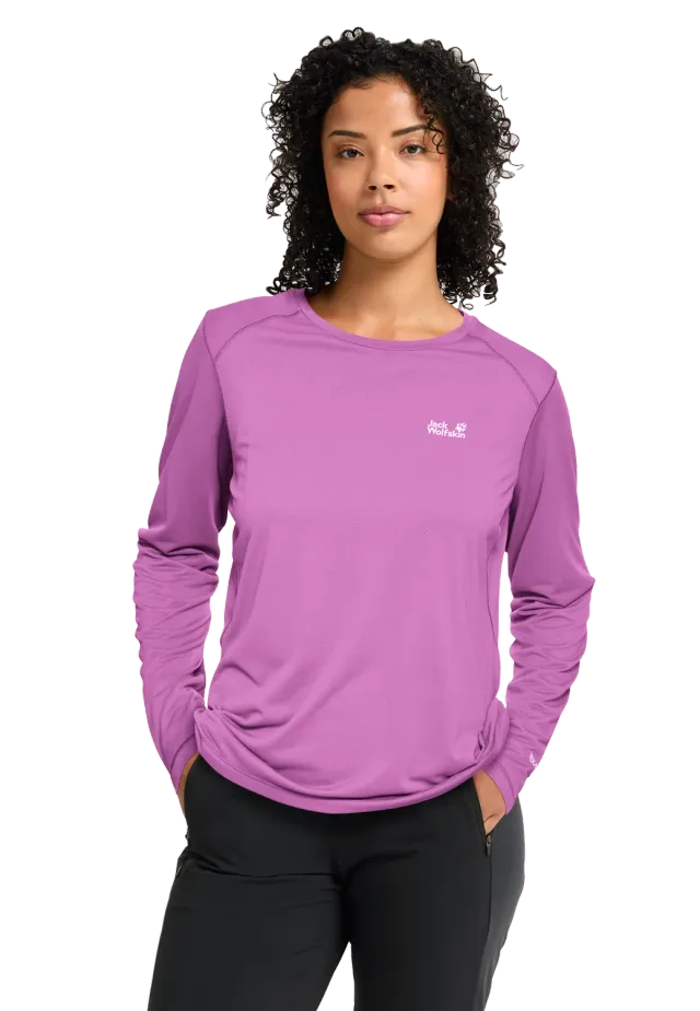 Jack Wolfskin Prelight Suncool LS W t-shirt femme anti-UV