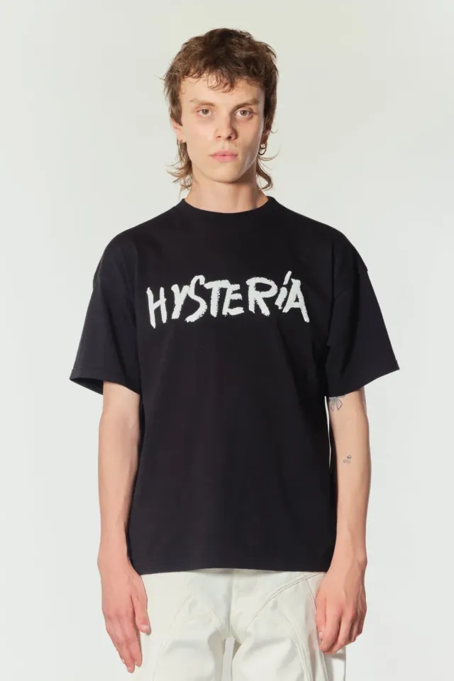 JEANNE FRIOT Hysteria Tee t-shirt noir coton recyclé