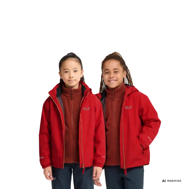 Jack Wolfskin Iceland 3in1 JKT K veste enfant imperméable