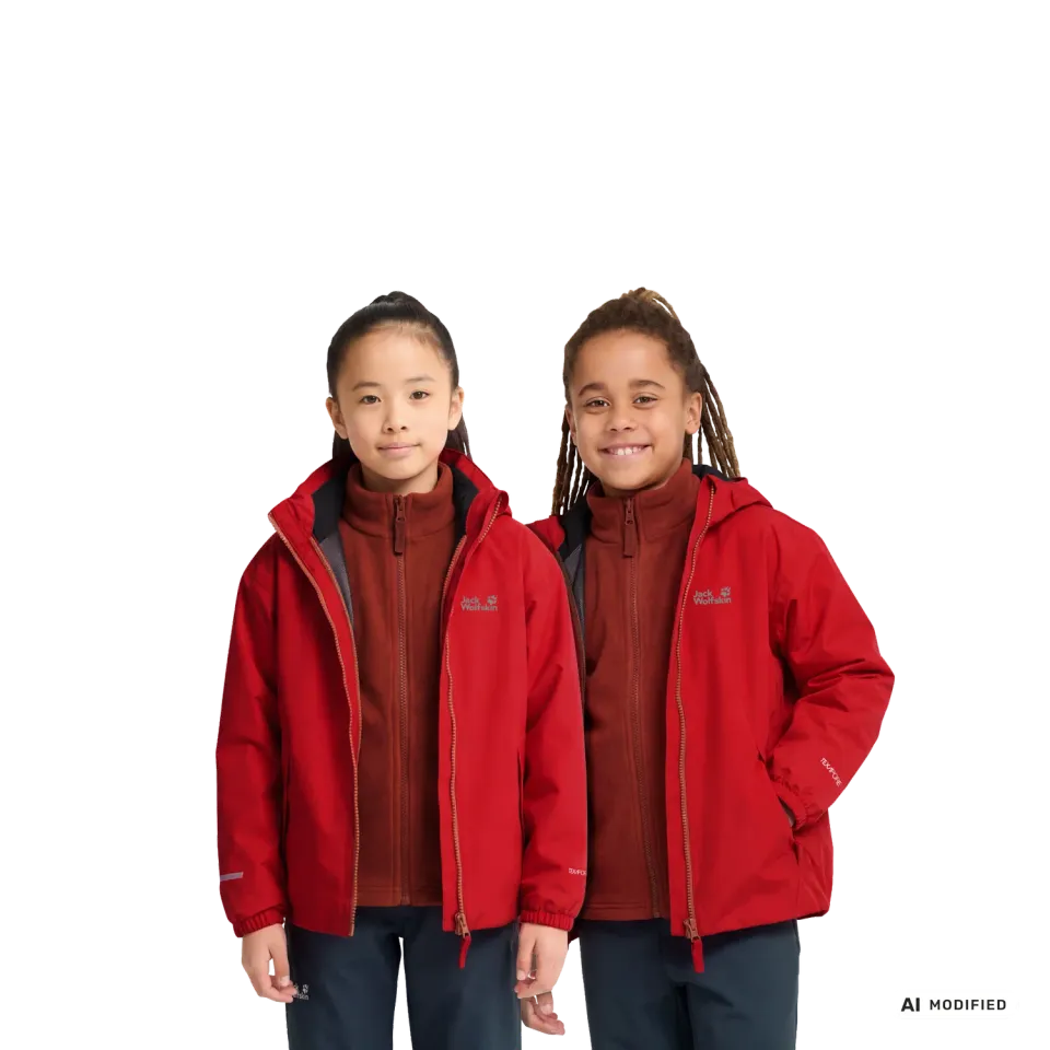 Jack Wolfskin Iceland 3in1 JKT K veste enfant imperméable