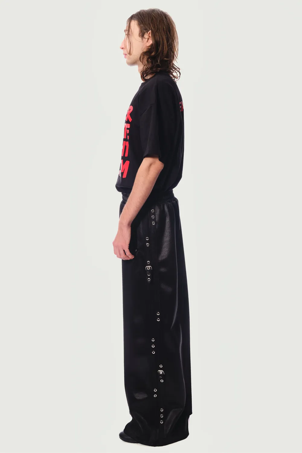 Jeanne Friot Tracksuit Pants pantalon noir recyclé