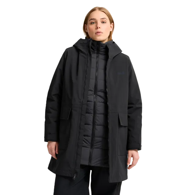 Jack Wolfskin Nabur 3in1 Coat W manteau femme 3-en-1 hiver