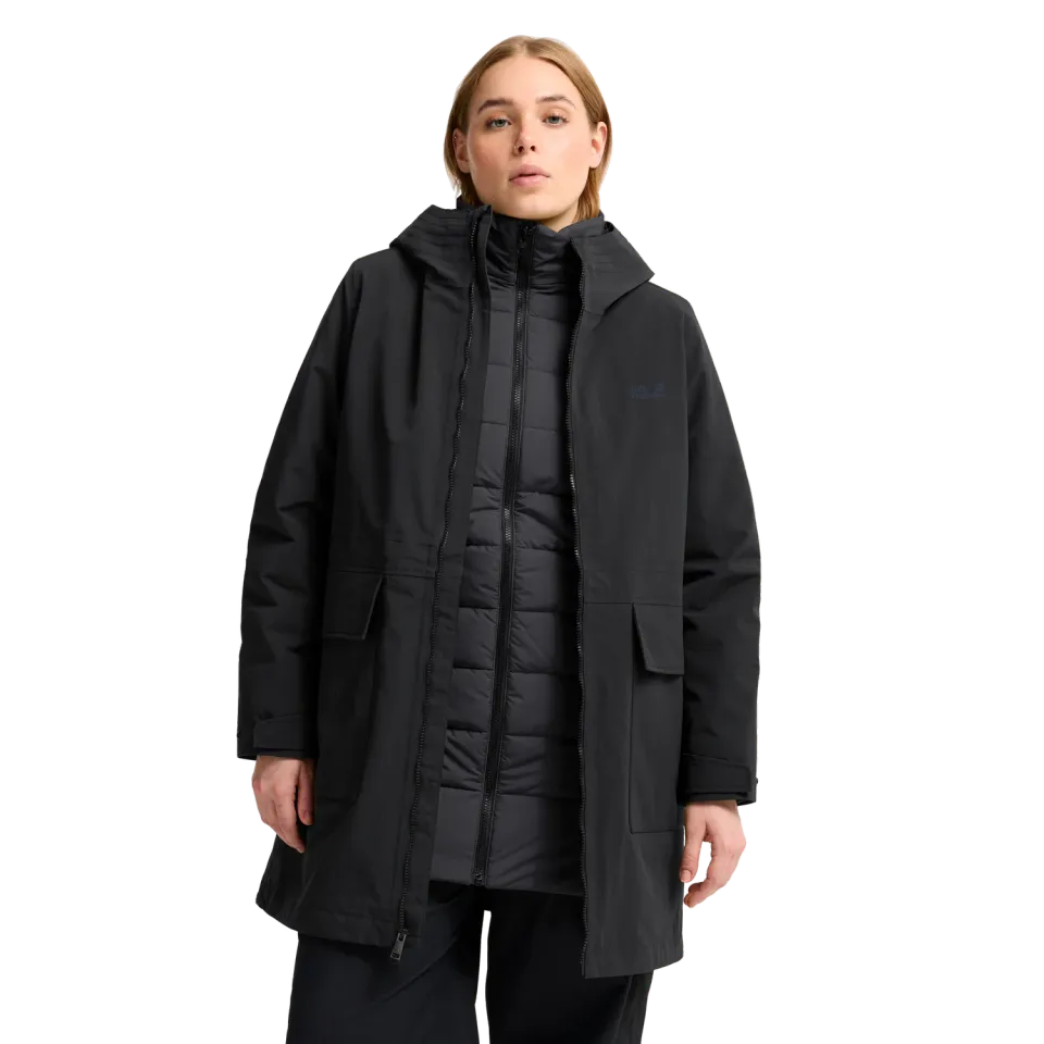 Jack Wolfskin Nabur 3in1 Coat W manteau femme 3-en-1 hiver
