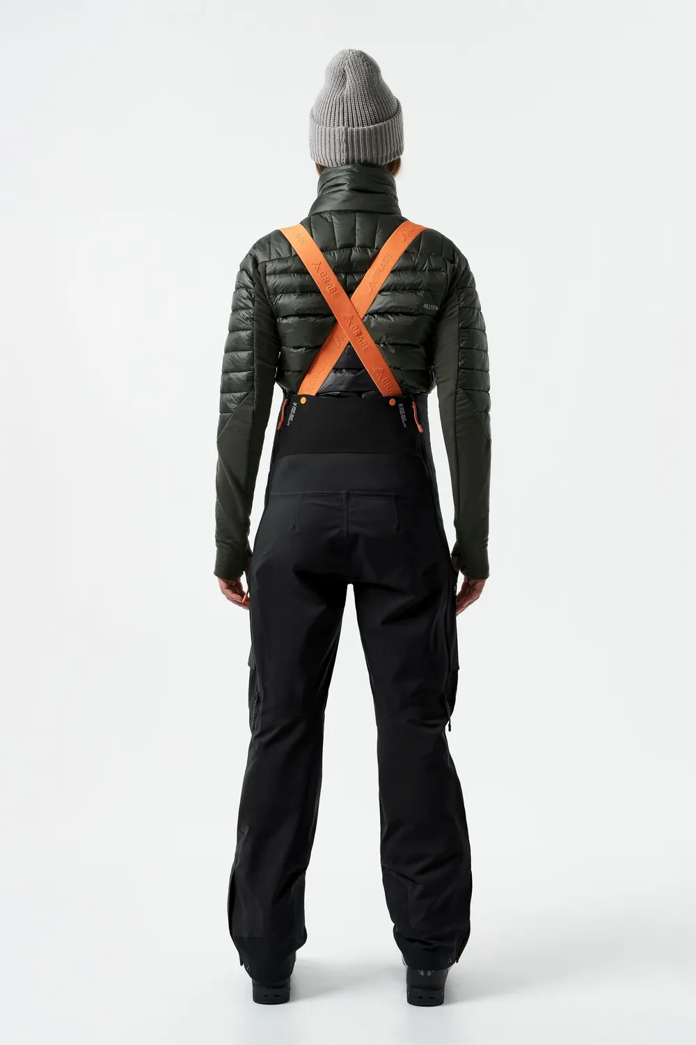 Orage Cliff 3L Bib salopette ski femme noir hors-piste