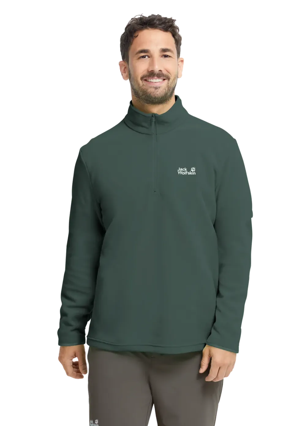 Jack Wolfskin Taunus 100 HZ pull polaire homme mi-zip