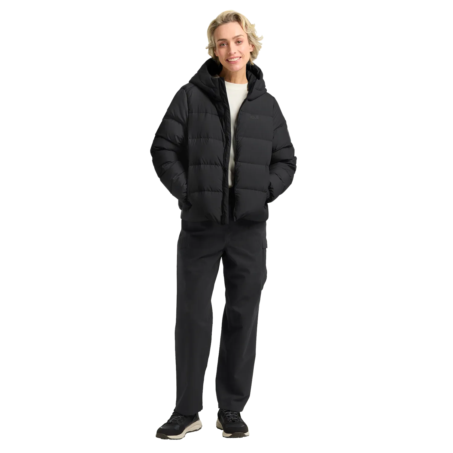 Jack Wolfskin Frozen Palace JKT doudoune femme duvet gris