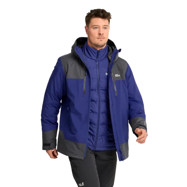 Jack Wolfskin Jasper Decade 3in1 Jkt M veste homme imperméable