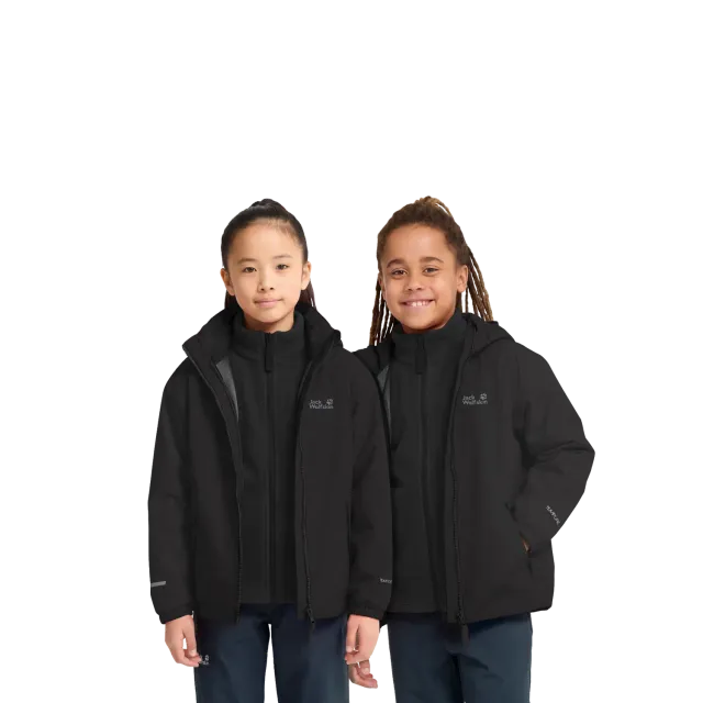 Jack Wolfskin Iceland 3IN1 veste enfant imperméable polaire