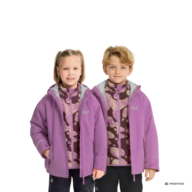 Jack Wolfskin Iceland 3in1 veste enfant imperméable