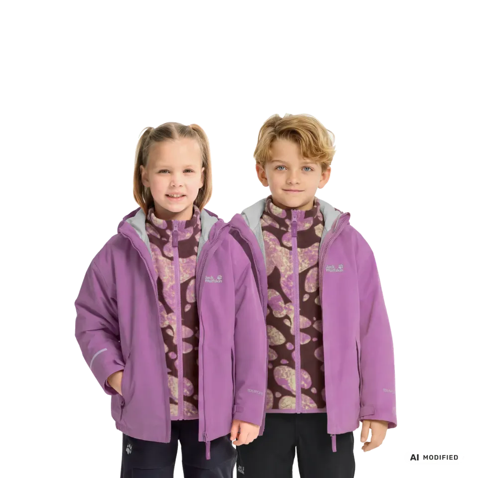 Jack Wolfskin Iceland 3in1 veste enfant imperméable