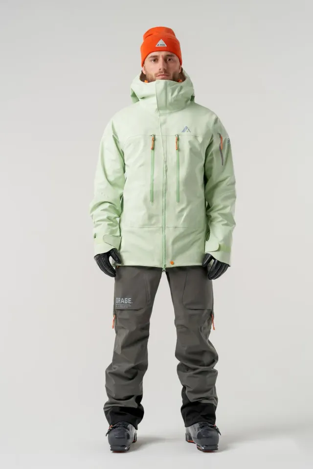 Orage MTN-X Spurr 3L veste imperméable homme Lichen