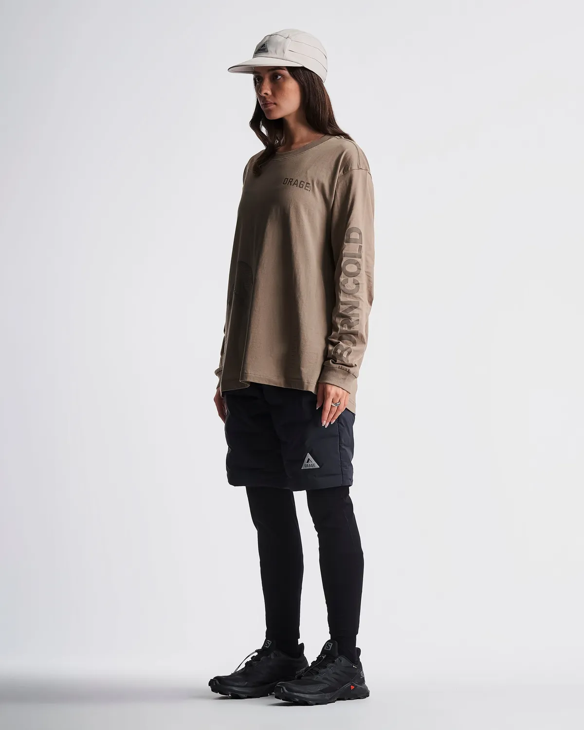 Orage Alpine Ascent t-shirt manche longue coton bio argile