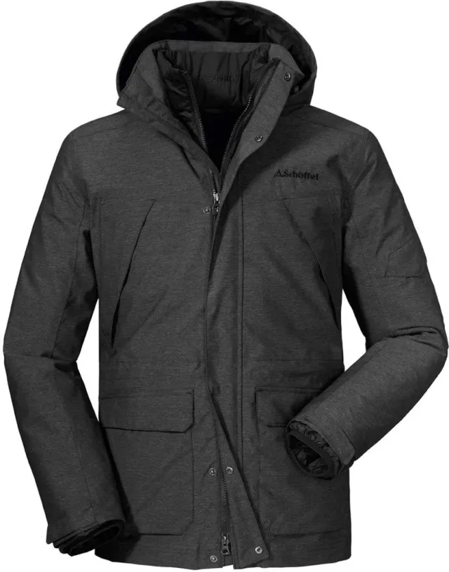 Schöffel Cusco2 3in1 veste homme noir longue respirante