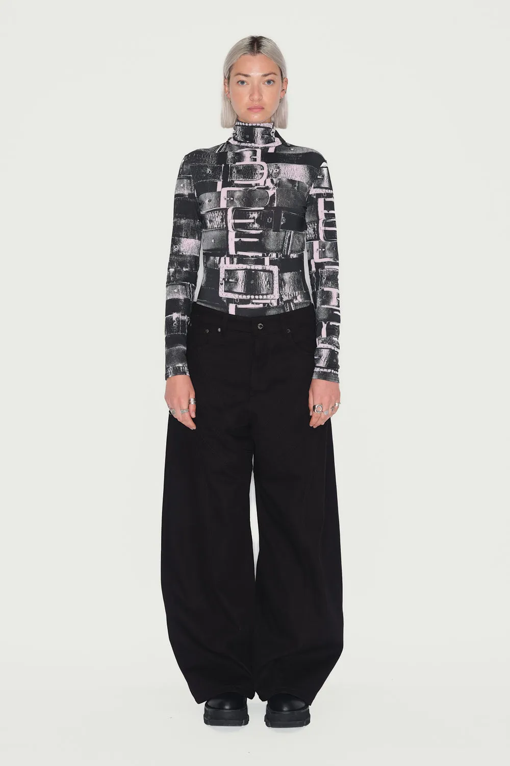 Jeanne Friot Resistance Armour Jean large bleu clair