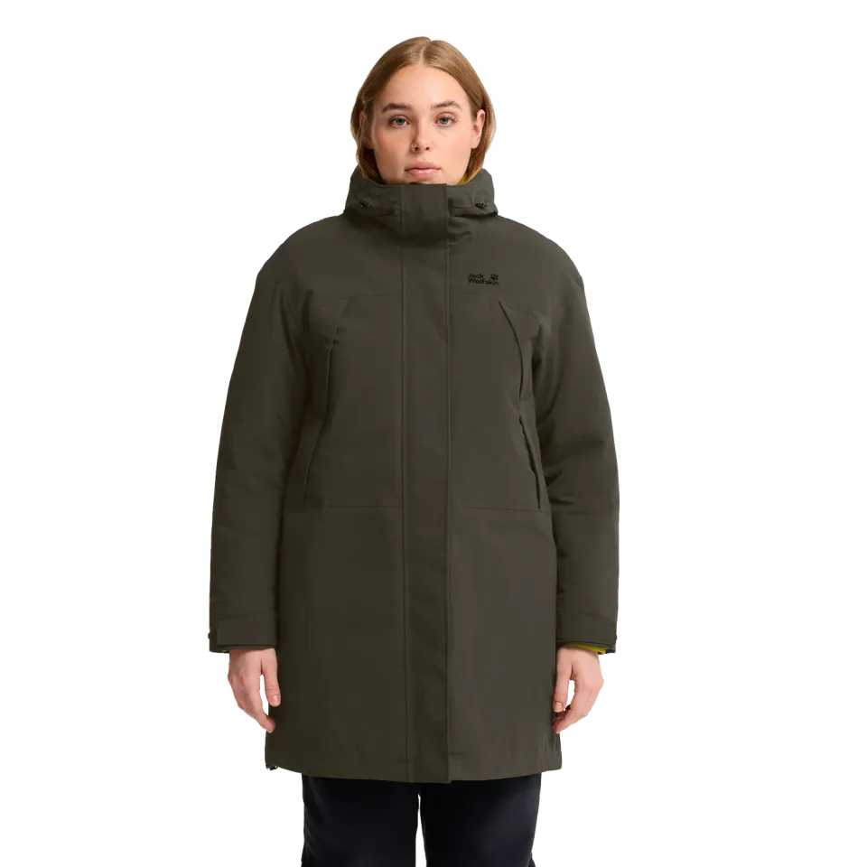 Jack Wolfskin Ice Flare Parka W parka hiver femme imperméable